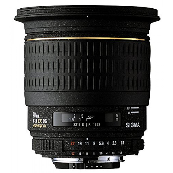 Sigma 20 mm f/1.8 EX DG Aspherical RF breit Objektiv - Sony Fit (411934) 411934-31